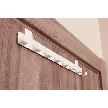 Risingmaber Risingmaber Metal Beyaz Amerikan Kapı Arkası Askılık Organizer Askılık ve Banyo Kapı Arkası fiyatı ve görseli