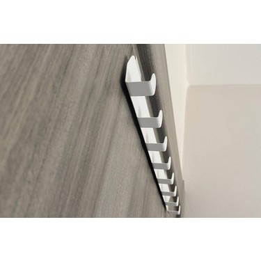 Risingmaber Risingmaber Metal Beyaz Amerikan Kapı Arkası Askılık Organizer Askılık ve Banyo Kapı Arkası — 4. ürün görseli