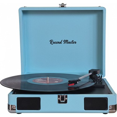 Record Master RM-311 Pikap - Mavi - Tüm Plaklar Ile Uyumlu - Priz ve Powerbanke Takılarak Kullanım - Universal — 3. ürün görseli