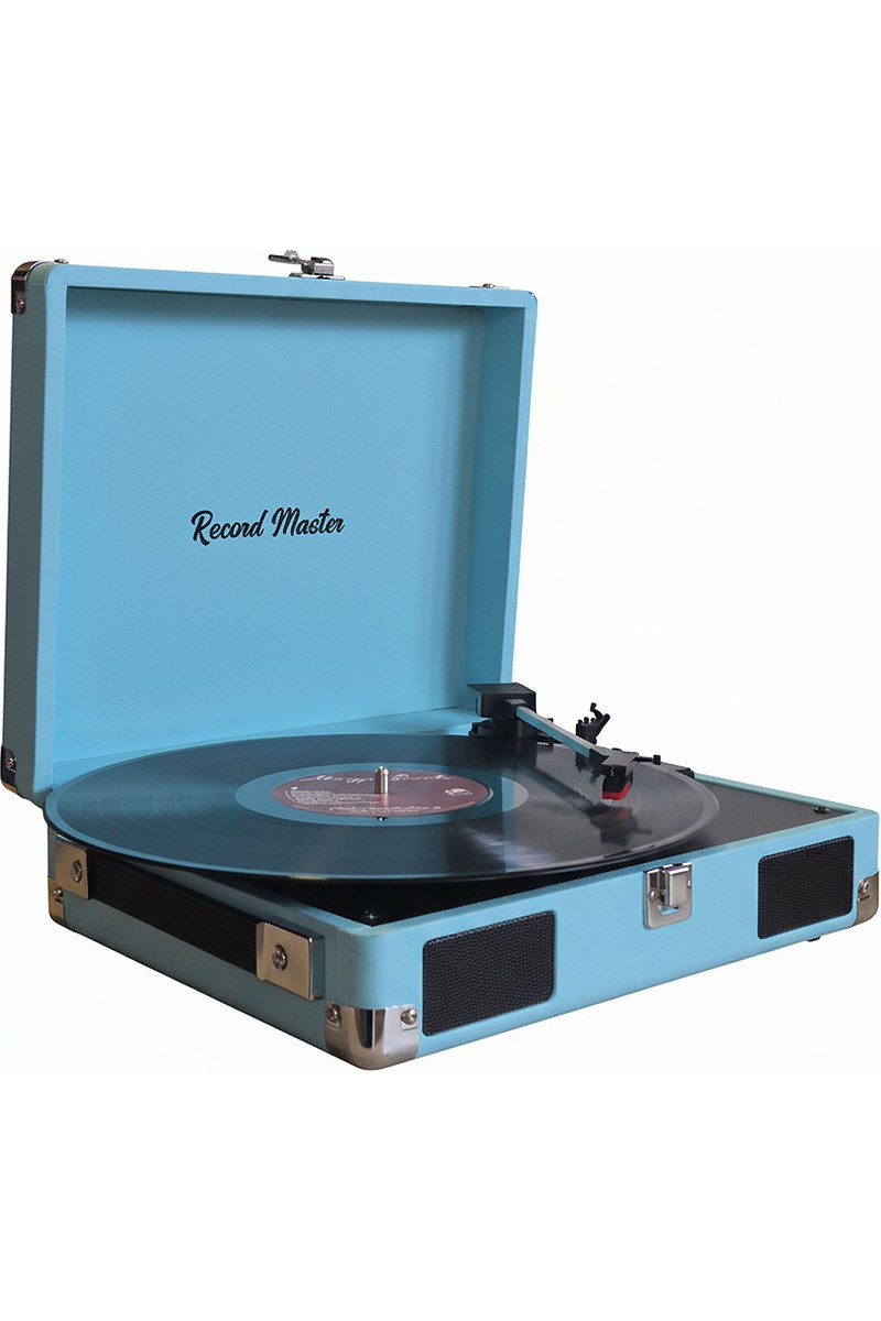 Record Master RM-311 Pikap - Mavi - Tüm Plaklar Ile Uyumlu - Priz ve Powerbanke Takılarak Kullanım - Universal — 6. ürün görseli