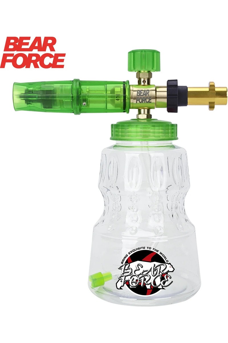 Robeve Bear Force Foam Lance Köpük Yapıcı Aparat 1l Köpük Aparatı Basınçlı Yıkama Makineleri Için Köpük Aparatı Çift Nozzle Ile Birlikte Foam Canon