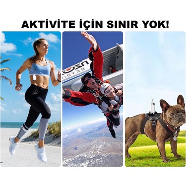 Robeve Robeve Mini Wifi Aksiyon Kamerası 1080P Giyilebilir Aksiyon Kamera - Su Geçirmez Tasarım - Ses ve — 3. ürün görseli