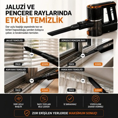 Robo Robo Katlanır Şarjlı Dikey Süpürge Islak Mop Başlıklı — 4. ürün görseli
