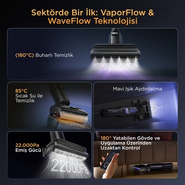 Roborock Roborock F25 Ultra Dikey Süpürge 29.6 V Güç Değeri ile Islak Kuru Temizlik İçin Akıllı — 2. ürün görseli