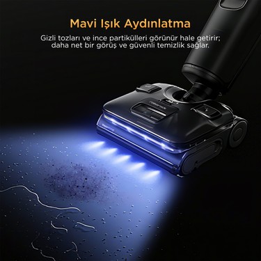 Roborock Roborock F25 Ultra Dikey Süpürge 29.6 V Güç Değeri ile Islak Kuru Temizlik İçin Akıllı — 4. ürün görseli