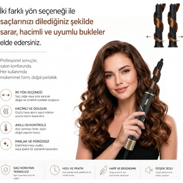 Robx Robx 7 IN1 838I Multi-Styler Hava Üfleme Saç Şekillendirme ve Kurutma Led İyon Çok Fonksiyonlu — 2. ürün görseli