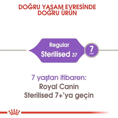 Royal Canin Royal Canin Sterilised 37 - Kısırlaştırılmış Kedi Maması 2 — 4. ürün görseli
