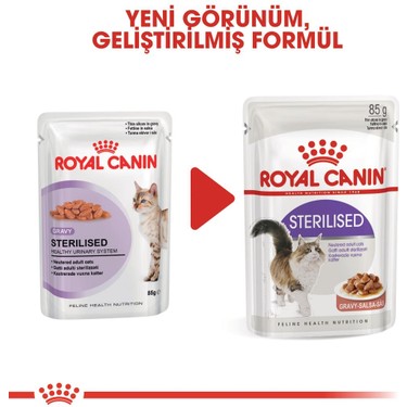 Royal Canin Royal Canin Sterilised 37 - Kısırlaştırılmış Kediler için Yaş Mama 85 g x — 2. ürün görseli