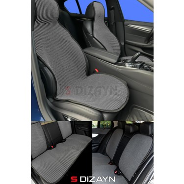 S-Dizayn S-Dizayn Oto Koltuk Koruyucu Kılıf Set Füme Universal 2+3 Parça Ön — 2. ürün görseli