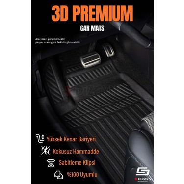 S-Dizayn S-Dizayn Volvo EX30 3D Pro Havuzlu Paspas 2025 Üzeri A+ — 2. ürün görseli