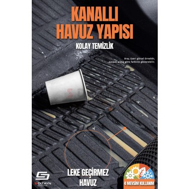 S-Dizayn S-Dizayn Volvo EX30 3D Pro Havuzlu Paspas 2025 Üzeri A+ — 6. ürün görseli