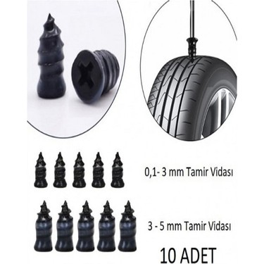 Safestore Safestore Kauçuk Lastik Tamir Kiti Özellikli Motosiklet Aksesuarı Hızlı Onarım fiyatı ve görseli