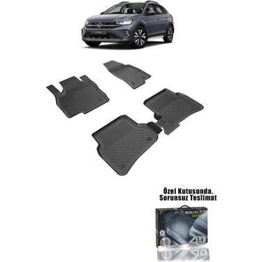 Sahler Sahler Volkswagen Taigo 2021-2025 Uyumlu 4.5D Premium Havuzlu Oto Paspas- — 2. ürün görseli