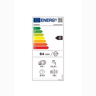 Samsung Samsung DW60DG550FWQTR 5 Programlı Bulaşık Makinesi, D Enerji — 2. ürün görseli