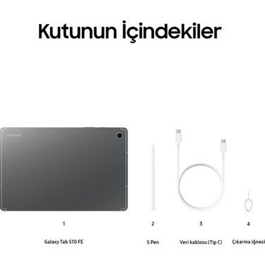 Samsung Samsung Galaxy Tab S10 FE Plus SM-X620 12 GB 256 GB 13.1" — 3. ürün görseli