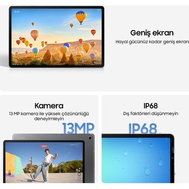 Samsung Samsung Galaxy Tab S10 FE Plus SM-X620 12 GB 256 GB 13.1" — 4. ürün görseli