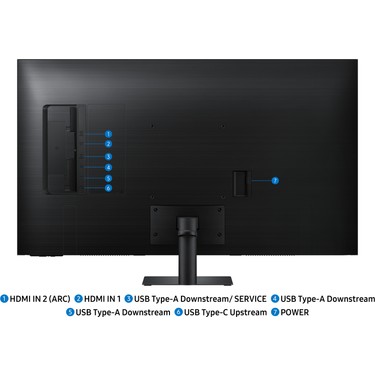 Samsung Samsung LS43FM700UUXUF M7 Serisi 43” UHD Akıllı LCD — 4. ürün görseli