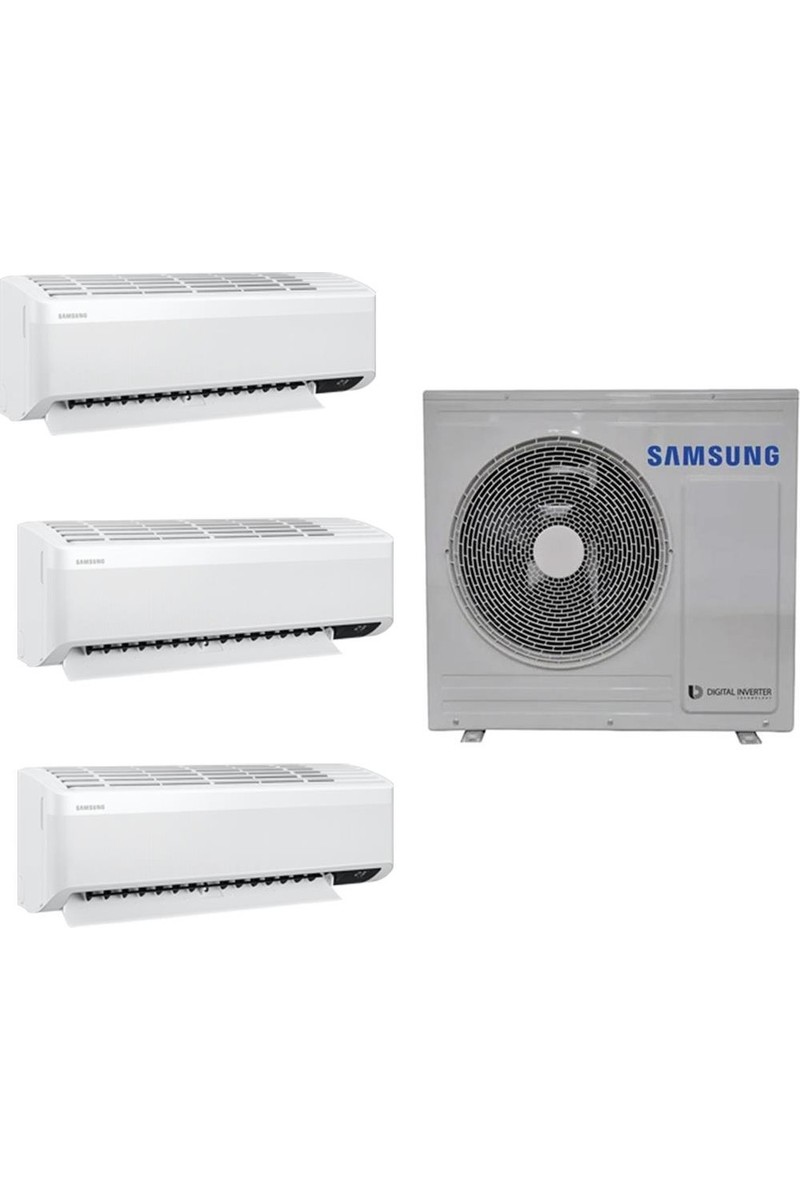 Samsung Samsung Windfree™ 9+9+18 BTU/h+6,8 Kw Dış Ünite A++ 23200 BTU Multi Inverter Duvar Tipi Klima fiyatı ve görseli