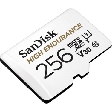 Sandisk Sandisk High Endurance 256GB 100/40MB/S Microsdxc C10 V30 Adaptörlü Hafıza Kartı — 3. ürün görseli