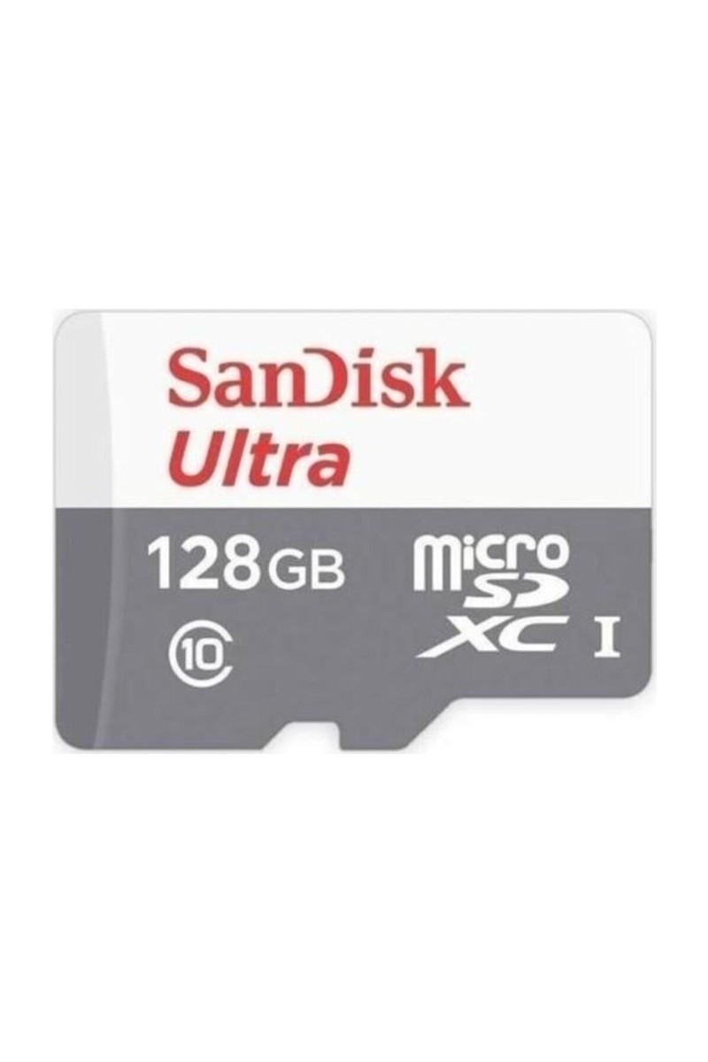 Sandisk Ultra microSDXC 128GB C10 UHS-1 Yüksek Okuma Hızı ile Uyumlu Sistemler İçin