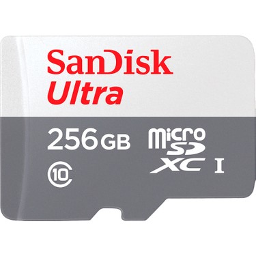 Sandisk Sandisk Ultra MicroSDXC 256GB Hafıza Kartı Class 10 UHS-I Hızlı Veri Transferi Geniş fiyatı ve görseli
