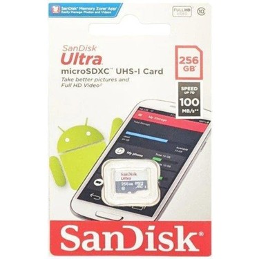 Sandisk Sandisk Ultra MicroSDXC 256GB Hafıza Kartı Class 10 UHS-I Hızlı Veri Transferi Geniş — 3. ürün görseli
