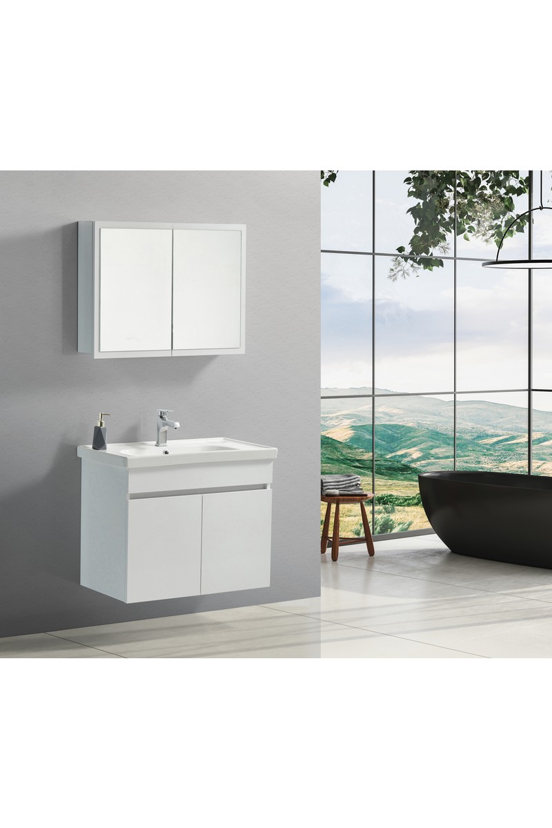 Saydam Banyo Saydam Banyo Bella 65 cm Banyo Dolabı Takımı (Granit — 6. ürün görseli