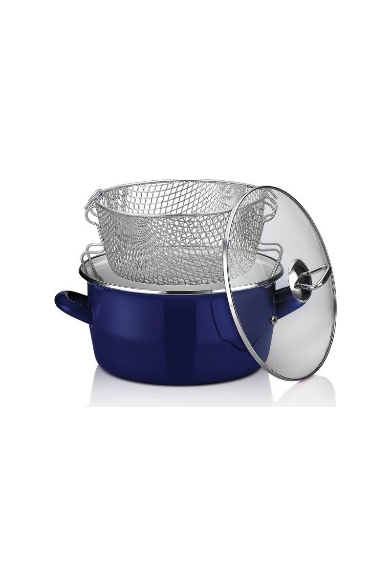 Schafer Schafer Fry 22 cm Lacivert Kızartma Tenceresi Teflon Kaplama Dayanıklı Malzeme ile Şık Tasarım — 2. ürün görseli