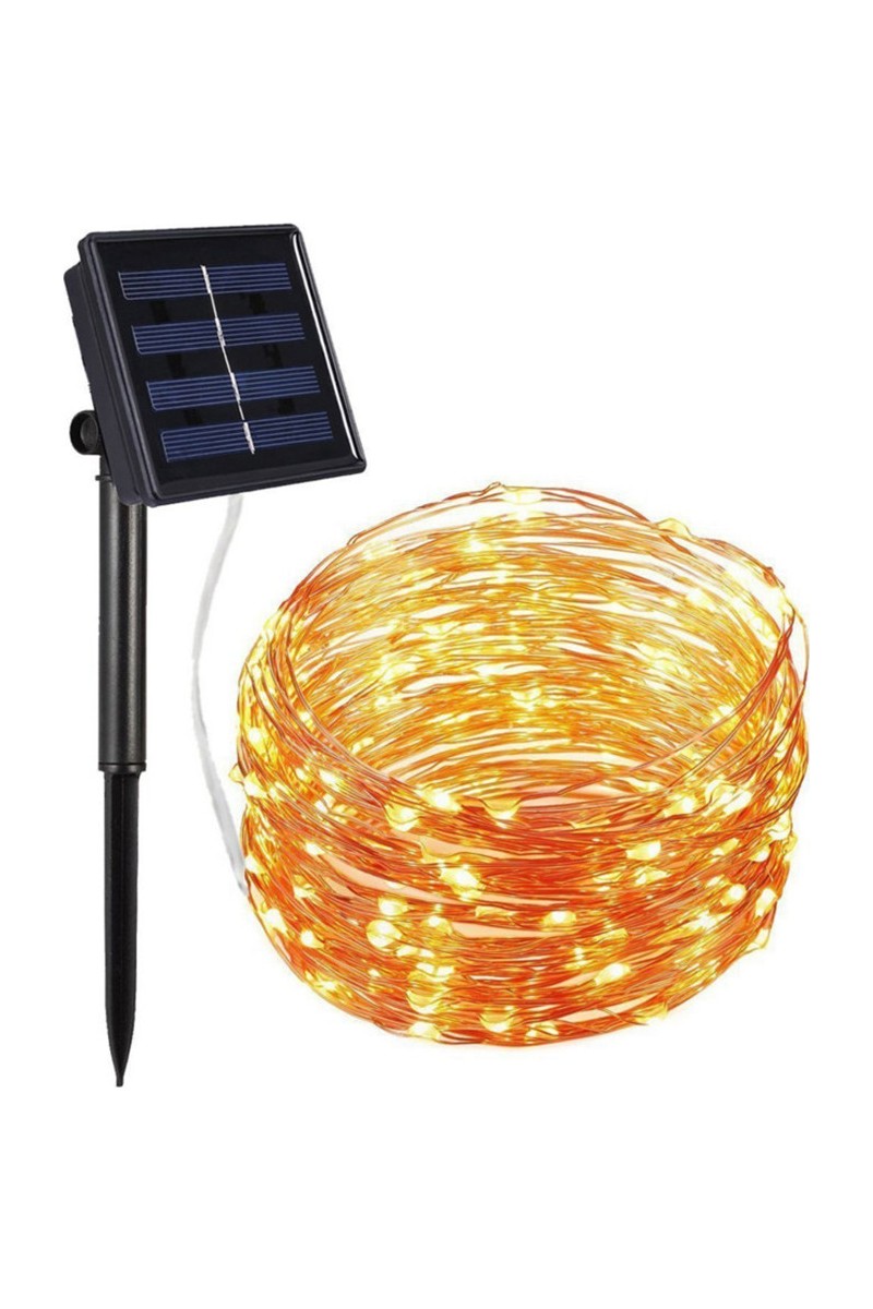 Schulzz Schulzz Solar Güneş Enerjili Su Geçirmez 10 Metre 100 Led Dış Bahçe Aydınlatma Enerji — 6. ürün görseli