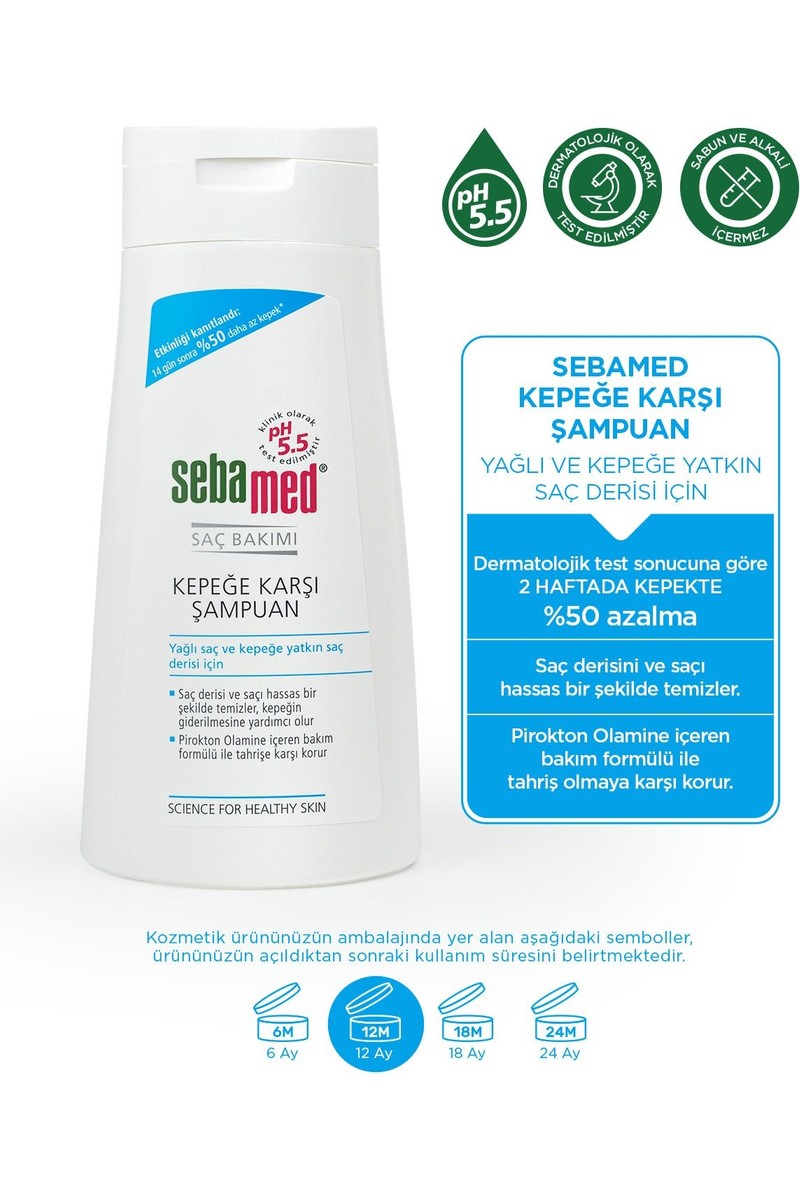 Sebamed Sebamed Kepek Karşıtı Pirokton Olamin İçerikli Yağlanma Önleyici Etkili Şampuan 400 — 6. ürün görseli