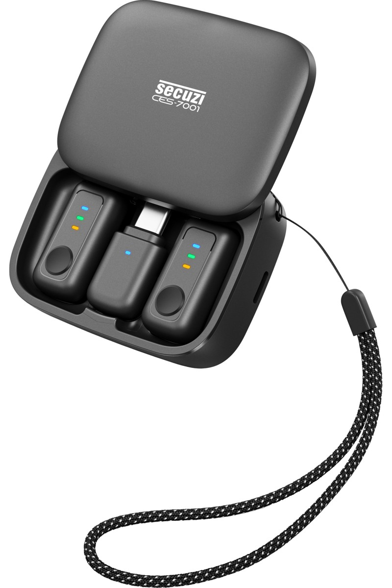 Secuzi Secuzi Mini Mic 2 Kişilik Kablosuz Yaka Mikrofonu / Youtube / Podcast / ENC — 2. ürün görseli