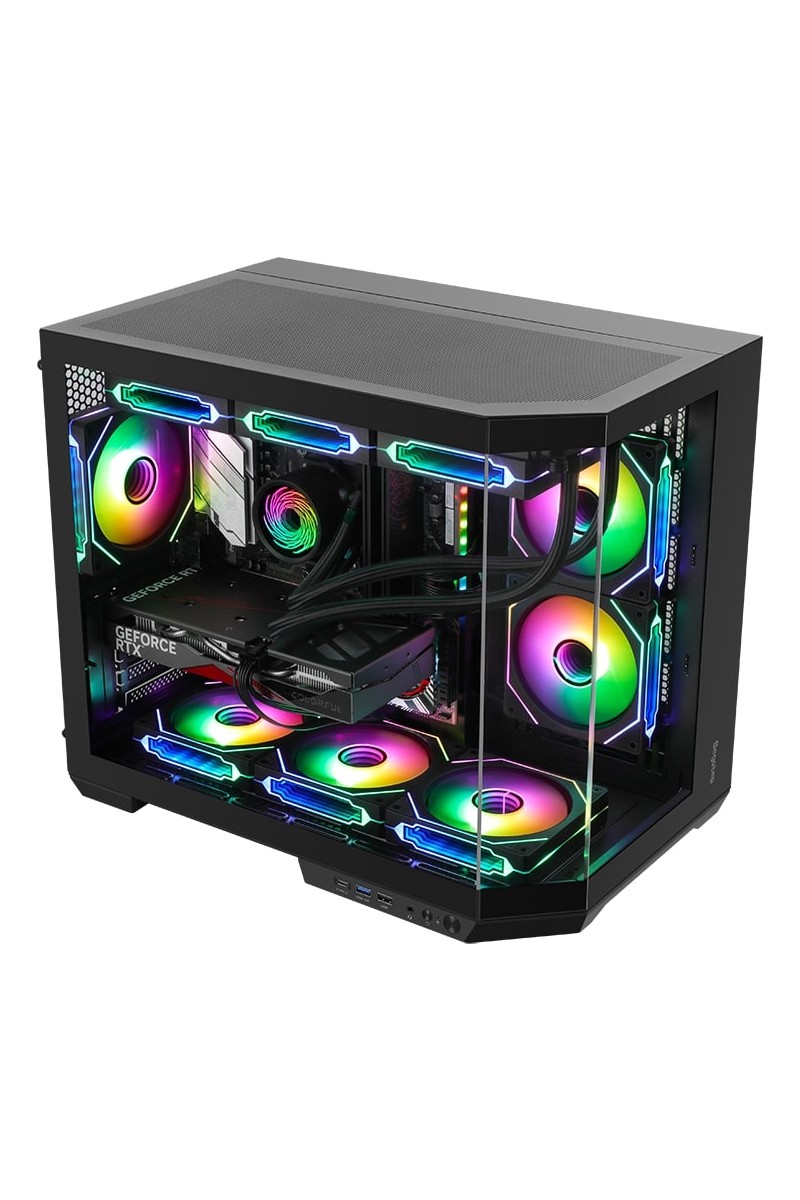 Segotep Segotep Lumi 3t Siyah 750W 80+ Bronze Pcıe 5.1 Midi Tower Kasa (6xargb Fan) — 3. ürün görseli