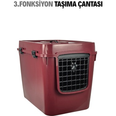 Sennedilersen Sennedilersen Petgrow Xxl 3 Fonksiyonlu Premium Kapalı Kedi Tuvaleti ve Taşıma Çantası 56 x 40 x 43 — 4. ürün görseli