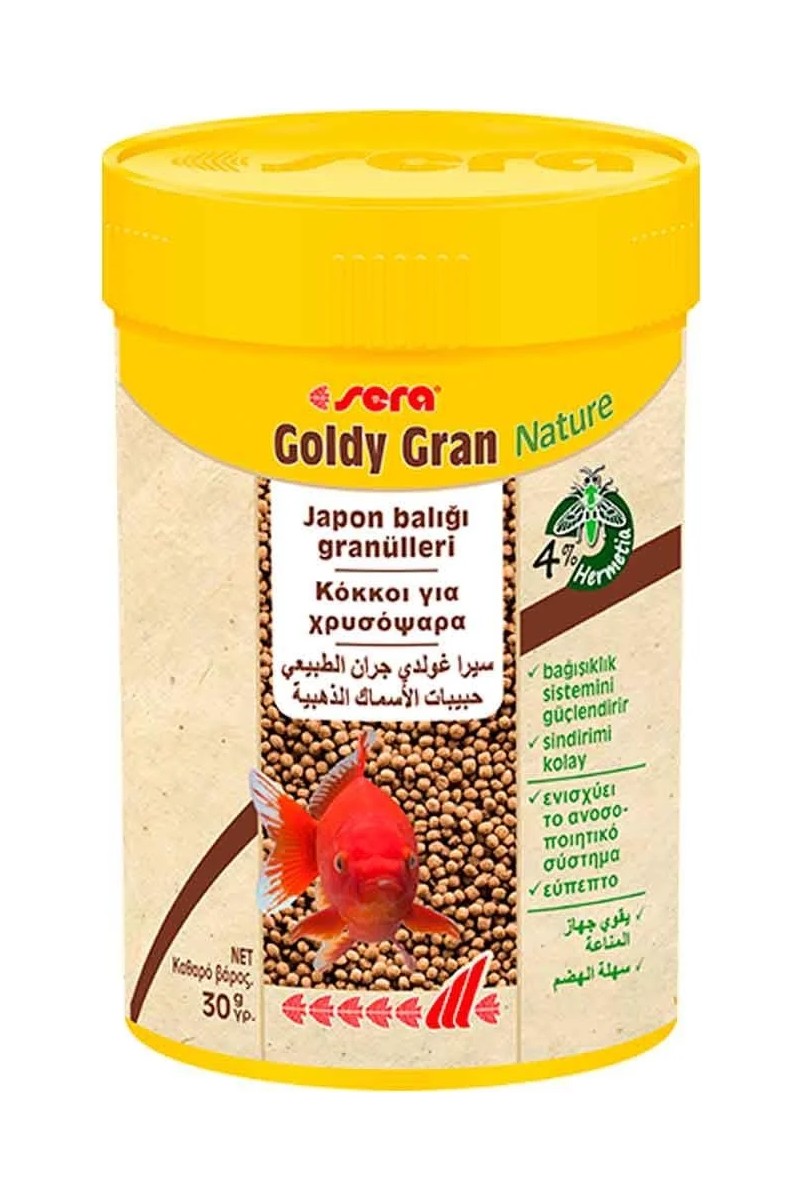 Sera Sera GoldFish Granül Yemi 100 ml 30 gr Premium Kalite ile Japon Balıkları İçin Yüksek Proteinli — 4. ürün görseli