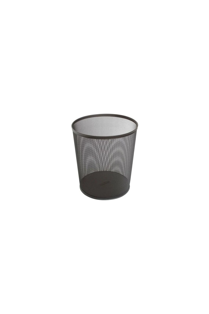 Sert Kırtasiye Metal Perfore Siyah Çöp Kovası 11 Lt Dayanıklı ve Ergonomik Tasarım