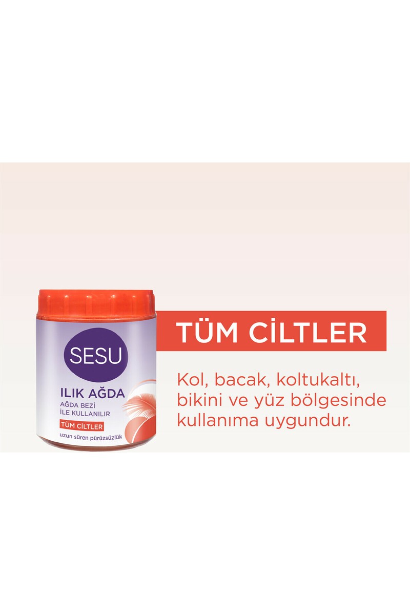 Sesu Sesu Ilık Ağda 250 gr - Tüm Cilt Tipleri İçin, Kökünden Tüyleri Alır ve Tahriş Etmez — 2. ürün görseli