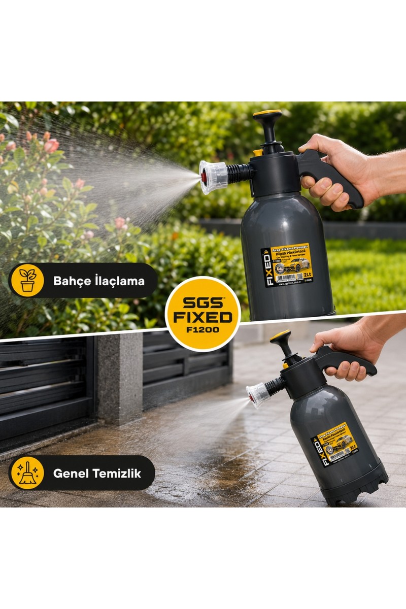 Sgs Sgs Fıxed F1200 Basınçlı Köpük Püskürtücü 2 Litre Manuel Pompa — 2. ürün görseli