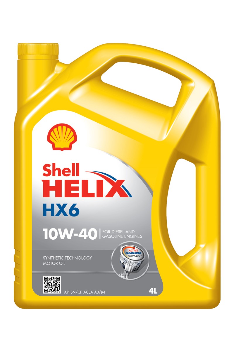 Shell Helix HX6 10W-40 4 Litre Motor Yağı (Üretim Yılı: 2025)