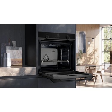 Siemens Siemens HU736AEG0T iQ300 Buhar Destekli Ankastre Fırın darkSteel — 3. ürün görseli