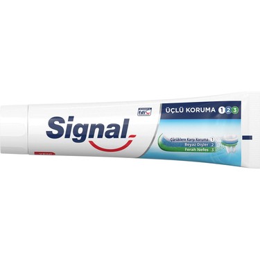 Signal Signal 120 ml Üçlü Koruma Diş Macunu Nane Aromalı Koruyucu Özellikleri ile Çürüklerden — 2. ürün görseli