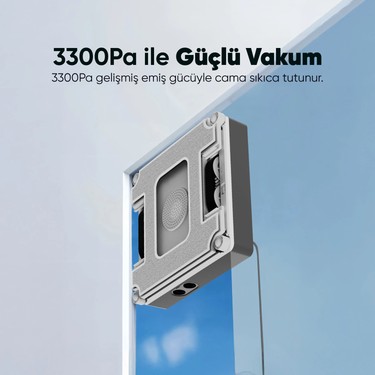 Şımart Şımart Akıllı Cam Temizleme Robotu 3300PA Güçlü Vakum ve Akıllı Kontrol ile Kare — 2. ürün görseli