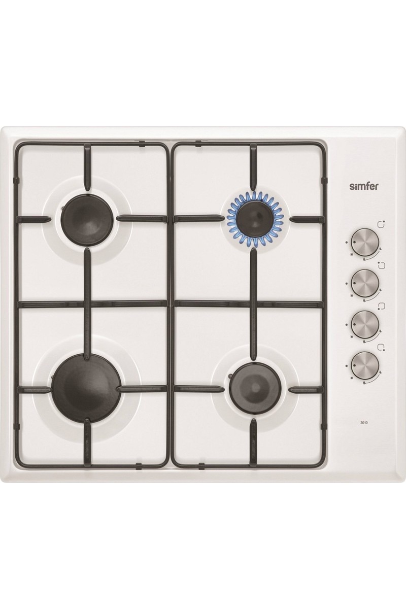Simfer Simfer 3010-N Set Üstü Beyaz Emaye Ocak — 5. ürün görseli