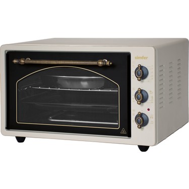 Simfer Simfer 4295 Retro Bej 42LT  Turbo Fan Mini/Midi Fırın – 6 Fonksiyon, Yoğurt Yapma & Buz Çözme — 2. ürün görseli