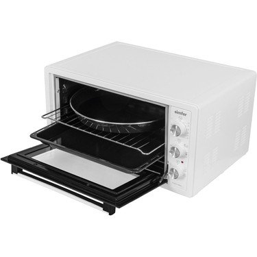 Simfer Simfer 4552 Beyaz 45 LT Turbo Fan Mini/Midi Fırın - 6 Fonksiyon,Yoğurt Yapma, Buz Çözme & İç — 3. ürün görseli