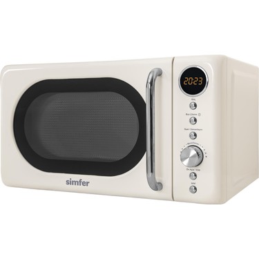 Simfer Simfer SK-4605 Retro Krem Mikrodalga Fırın 20 lt Kapasite 700 W Dijital Kontrol — 2. ürün görseli