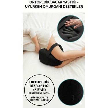 Simple The Pillow Simple The Pillow Visco Ortopedik Diz Yastığı Bacak Arası Destek Yastığı Memory Foam Yastık Kalça fiyatı ve görseli