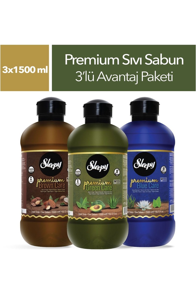 Sleepy Sleepy Premium Serisi Sıvı Sabun 3X1500 — 3. ürün görseli