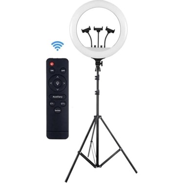Smayling Smayling Ring Light LED Işık Halkası 21 Inç 54 cm Profesyonel Stüdyo Işığı ve 210 cm Döküm Ayak — 3. ürün görseli