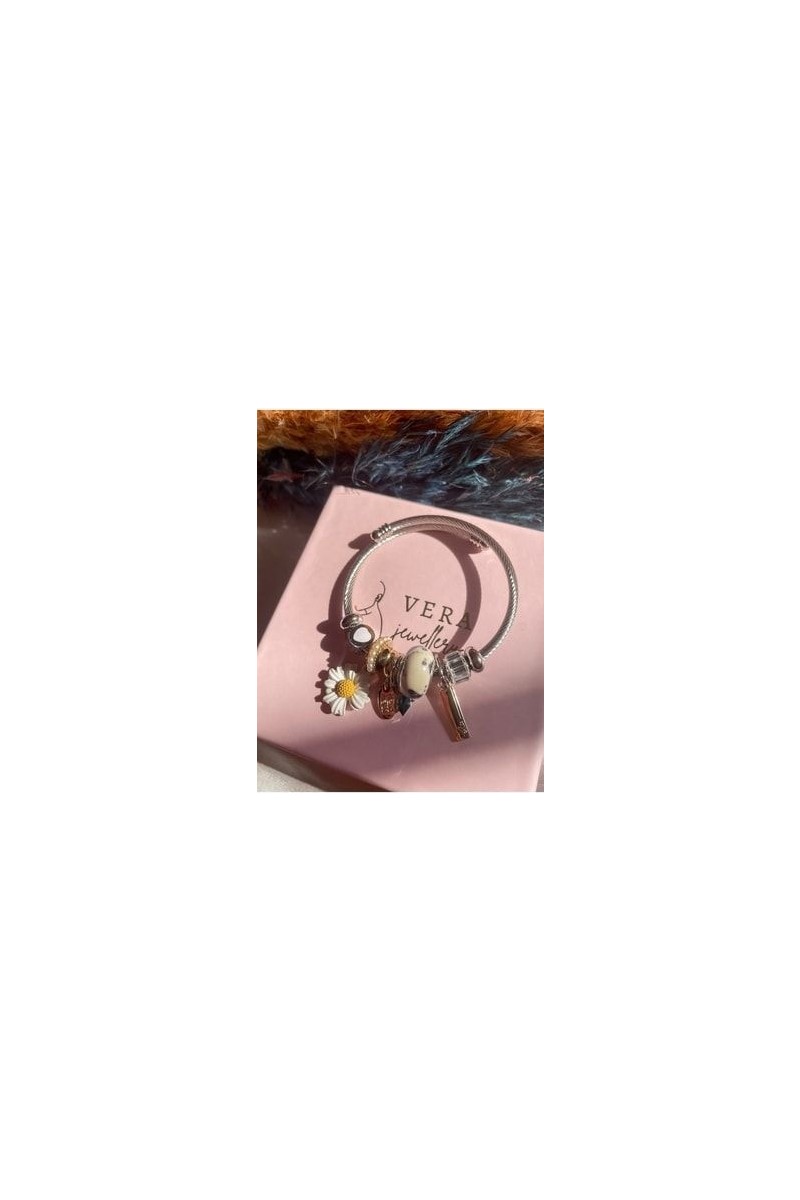 Snartun Vera Jewellery Papatya Charmlı Çelik
