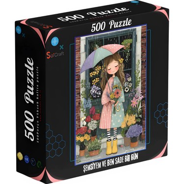 Soi Craft Soi Craft 500 Parça Puzzle Şemsiyem ve Ben Sade Bir Gün — 2. ürün görseli